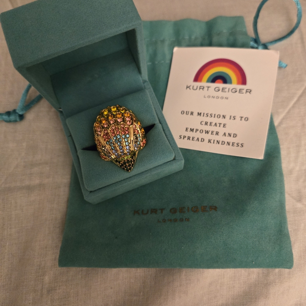 Kurt Geiger Vibrant Multicolor Ring